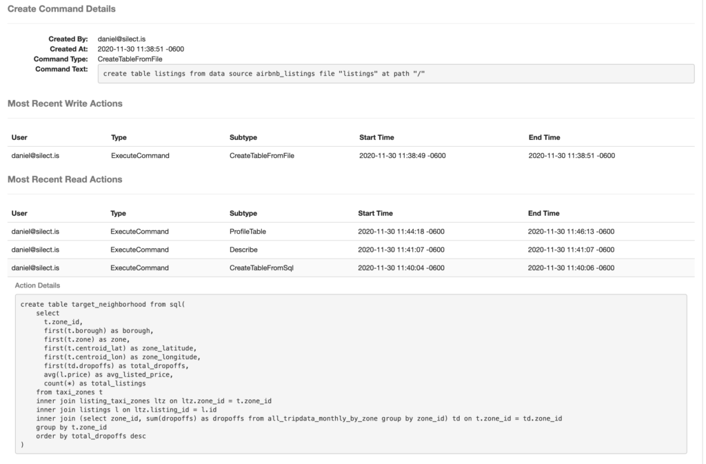 Silectis Magpie Data Lineage